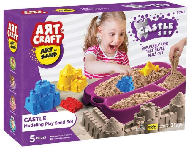 ART CRAFT kinetický piesok hrad 600gr