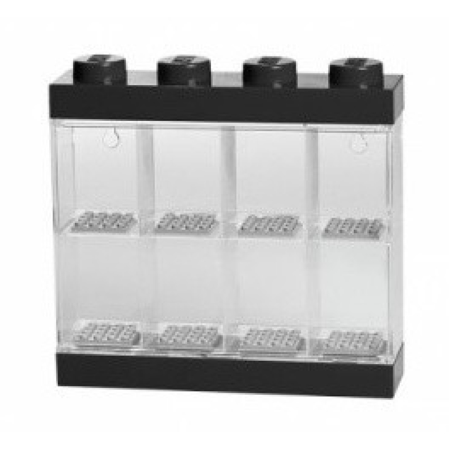 Lego® vitrínka na 8 minifigurek černá