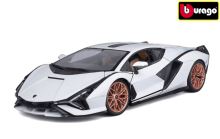 Bburago TOP Lamborghini Sián FKP 37 White/Black, 1:18 (1)