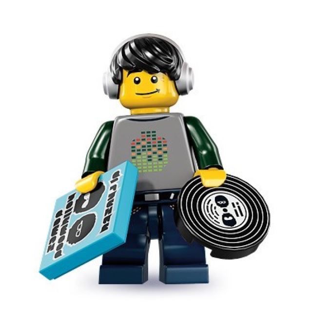 LEGO 8833 Minifigurka DJ