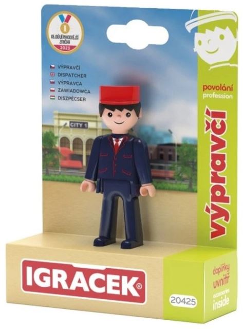 IGRÁČEK Výpravčí - figurka s příslušenstvím
