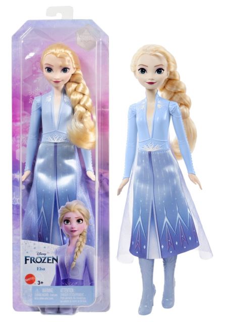 Mattel Ľadové kráľovstvo Bábika Elsa bledo modré šaty HLW48
