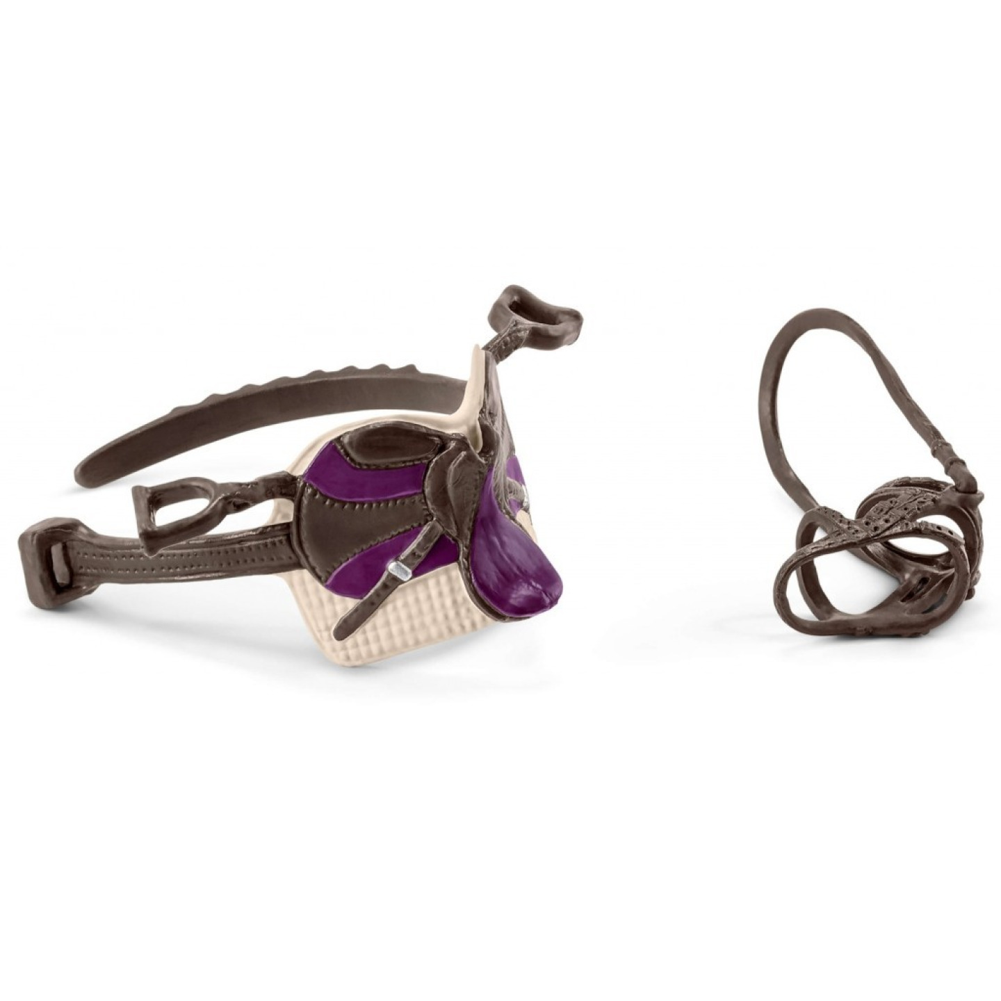 Schleich - Koňský postroj, Sedlo a uzda Lisa a Storm