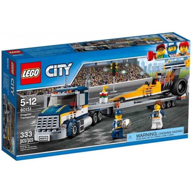 LEGO CITY 60151 Transportér dragsteru