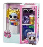 MGA L.O.L. Surprise! Hair Hair Hair Zvieratko, PDQ - so žltými vlasmi Rappakeet