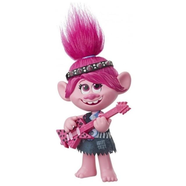 Hasbro TROLLS zpívající figurka Poppy s rockovým příslušentvím