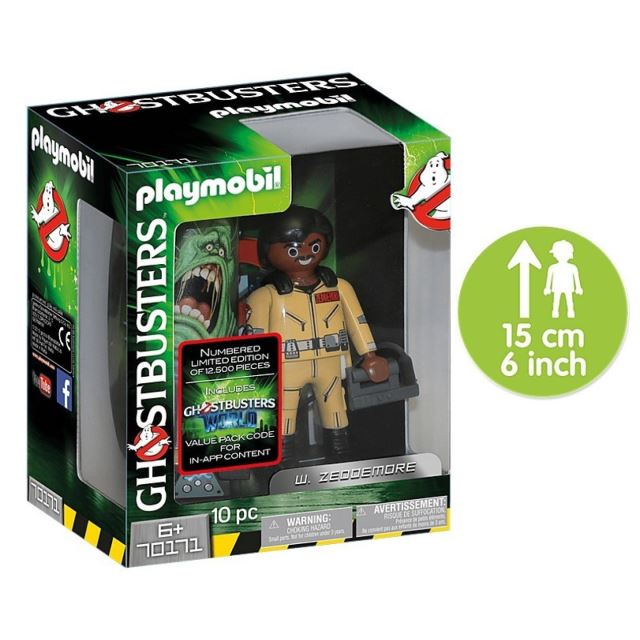 Playmobil 70171 Ghostbusters sběratelská figurka W. Zeddemore 15cm