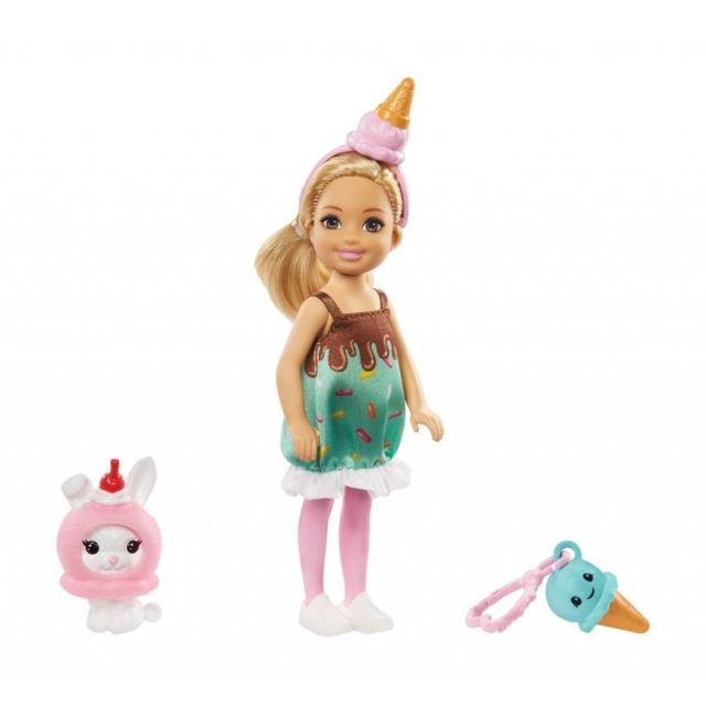 Barbie Chelsea v kostýmu Zmrzlina, Mattel GHV72