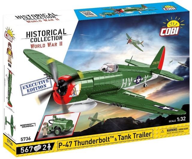 Cobi 5736 Stíhací letoun P-47 Thunderbolt
