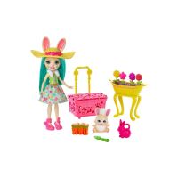 ENCHANTIMALS Fluffy zajíčková &amp; Mop na zahrádce, Mattel GJX33