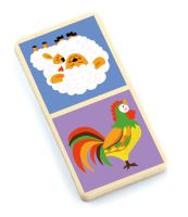 VIGA Drevené domino Zvieratká z farmy (4)