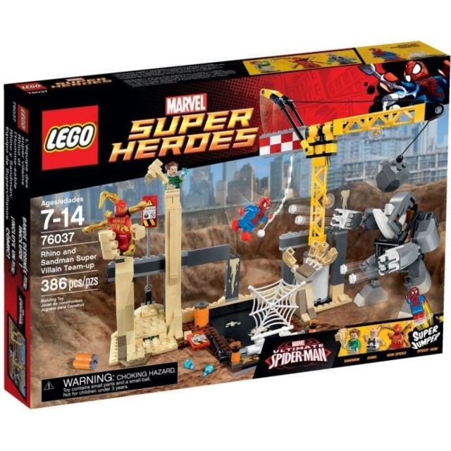 LEGO Super Heroes 76037 Superzlosynové Rhino a Sandman