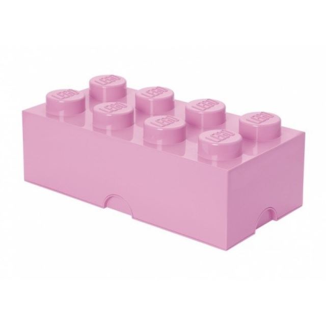 LEGO Úložný box 250x502x181 světle růžový
