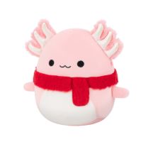 SQUISHMALLOWS Ružový axolotl so šálom - Archia, 30 cm (1)