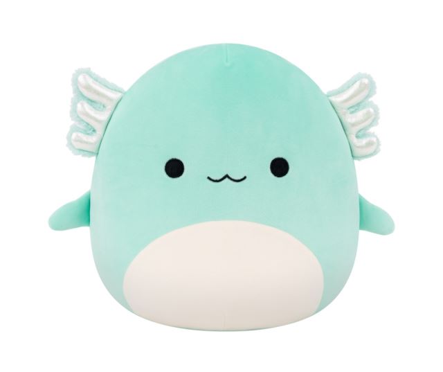 SQUISHMALLOWS Tyrkysový axolotol - Anastasia, 30 cm