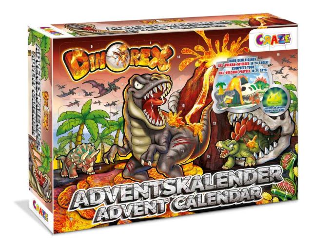 CRAZE Adventný kalendár DINO hrací set