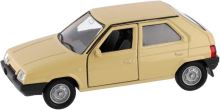 Kovový model 1:34 Škoda Favorit voľný chod, krémová