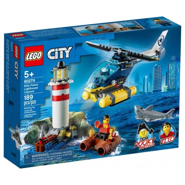LEGO CITY 60274 Elitní policie zasahuje u majáku