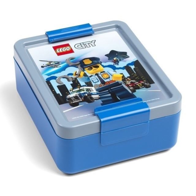 LEGO CITY Policie Svačinový box modrý