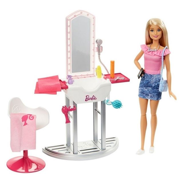 Barbie Kadeřnický salón, Mattel FJB36