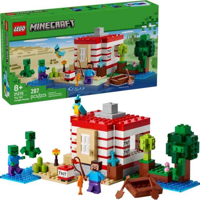 LEGO® Minecraft® 21275 TNT dom v džungli