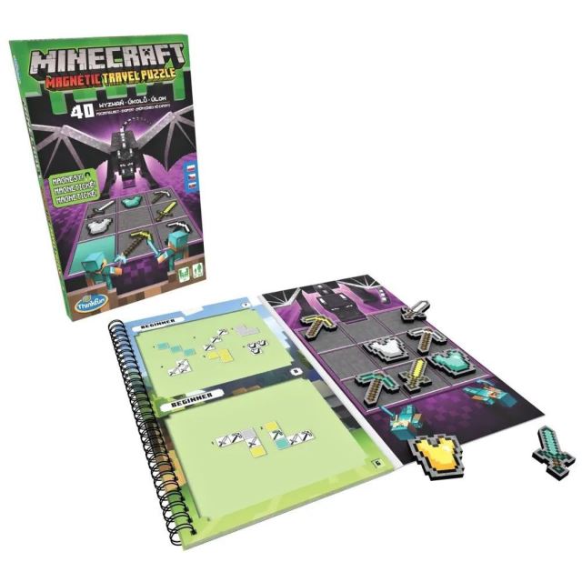 Ravensburger 76432 ThinkFun Minecraft Magnetická cestovná hra