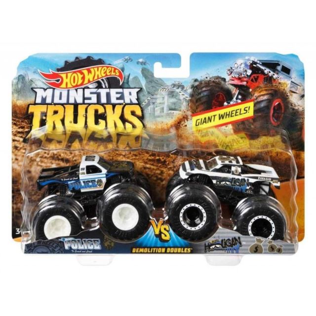 Hot Wheels® Monster Trucks HW Police vs Hooligan, Mattel FYJ68