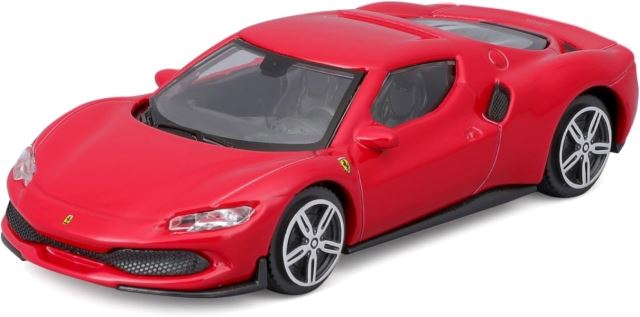 Ferrari od Bburago zaujme sportovním vzhledem, kovovým provedením a sběratelským charakterem.