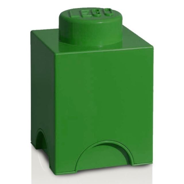 LEGO® Úložný box 125x127x181 tmavě zelený