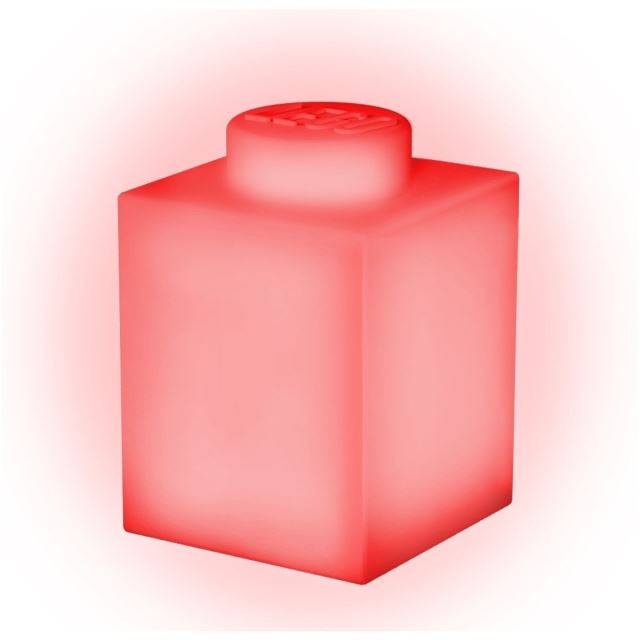 LEGO Classic Silikonová kostka noční světlo - červená