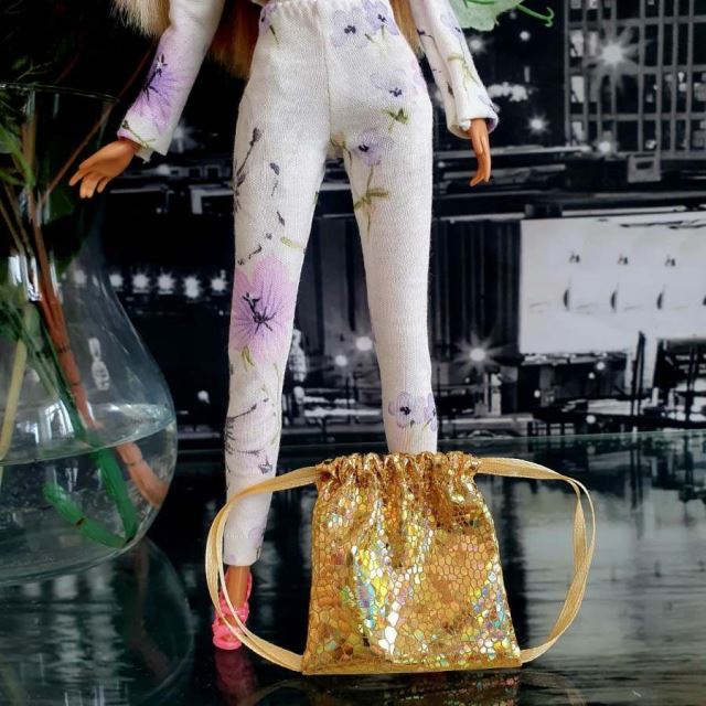 LOVEDOLLS Třpytivý zlatý  batoh