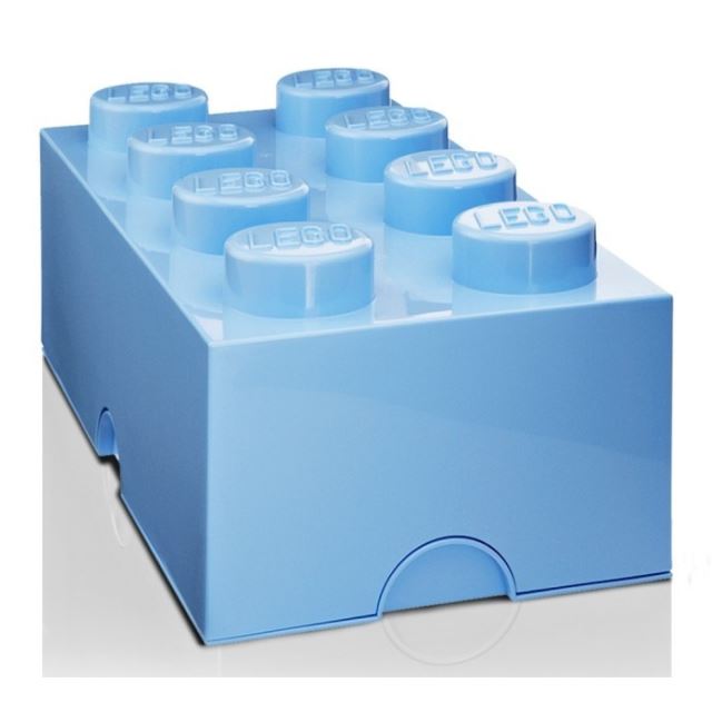 LEGO® Úložný box 250x502x181 světle modrý