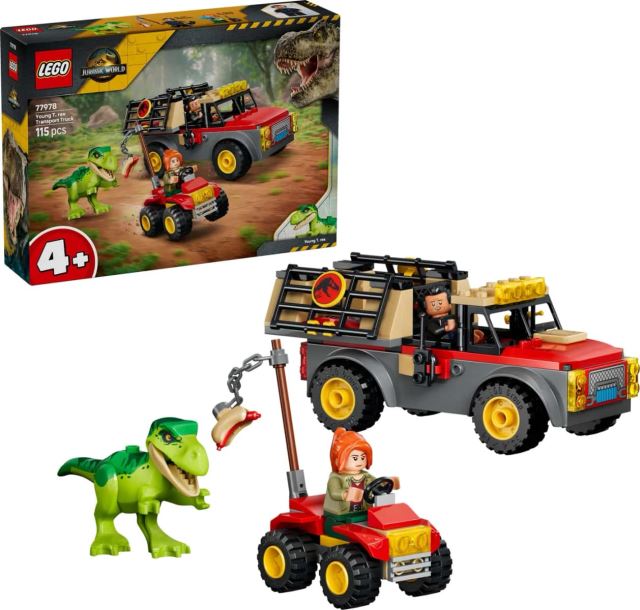 LEGO® Jurassic World 77978 Truck na prepravu mladého T-Rexa