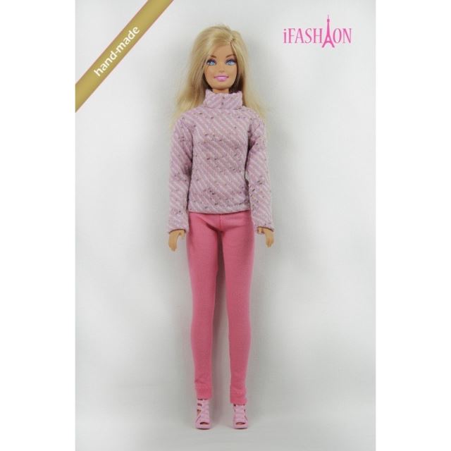 Barbie Růžové dlouhé legíny