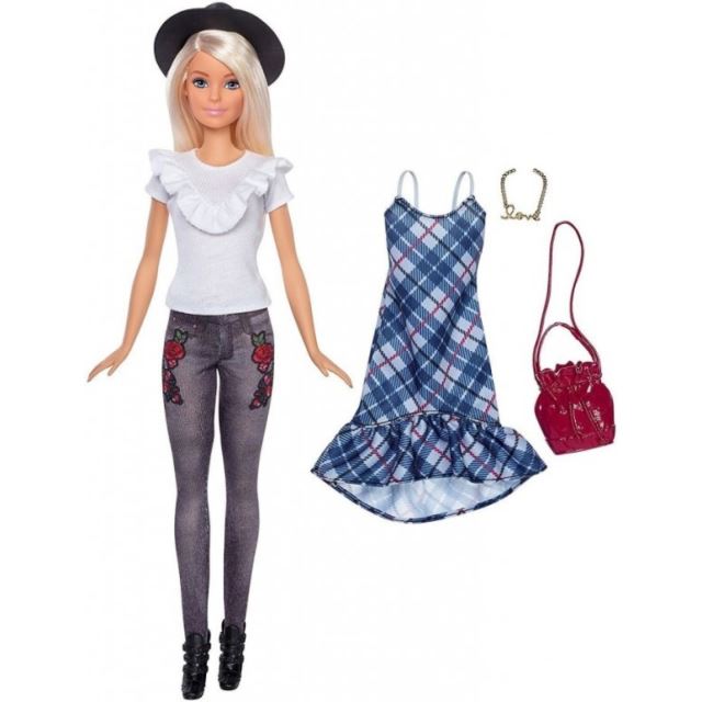 Barbie Modelka 83 s oblečky a doplňky, Mattel FJF68
