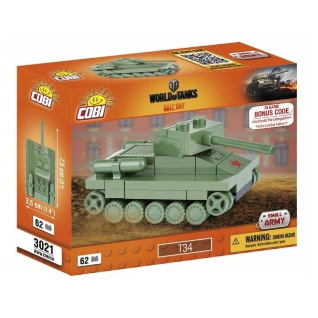 Cobi 3021 World of Tanks T34, nano model