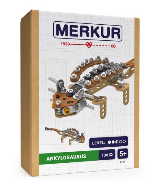 Merkúr DINO – Ankylosaurus, 130 dielikov