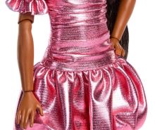 Mattel Barbie® DELUXE STYLE Modelka koralové metalické šaty, JFP41 (2)