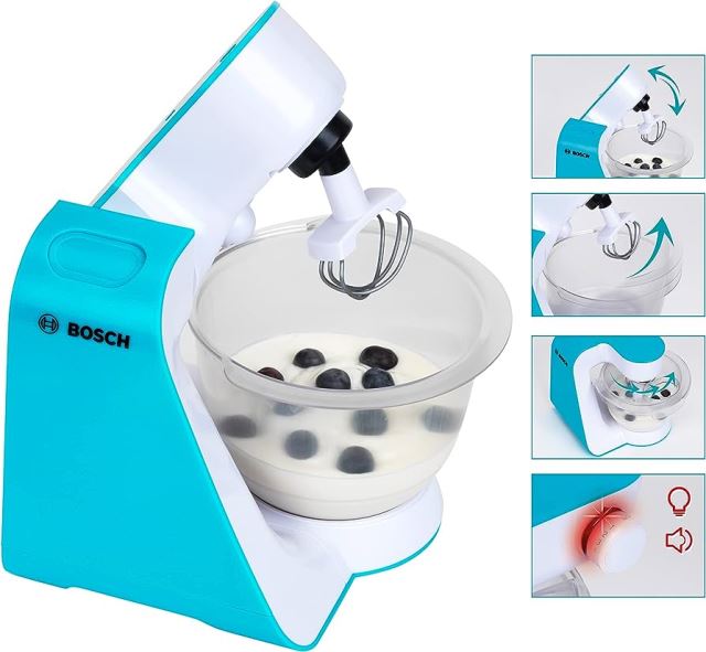 Klein 9521 Dětský kuchyňský robot Bosch modro-bílý