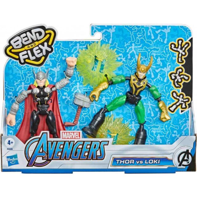 Hasbro Avengers figurka Bend and Flex THOR vs LOKI