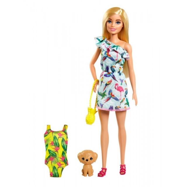 Mattel Barbie a Chelsea Ztracené narozeniny Sestra se žlutými plavkami, GRT87