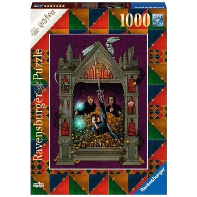 Ravensburger 16749 Puzzle Harry Potter Trezor v Gringottovic bance 1000 dílků