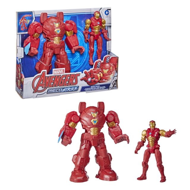 Avengers Mech Strike figúrka deluxe 15cm Iron Man, Hasbro F1668