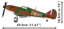 Cobi 5762 II WW Hawker Hurricane No 302 Sqn. RAF, 1:32, 375 k, 1 f (5)