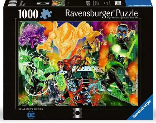 Ravensburger 01345 Puzzle Green Lantern zberateľská edícia 1000 dielikov