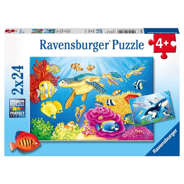 Ravensburger 07815 Puzzle Pod Mořem 2x24 dílků