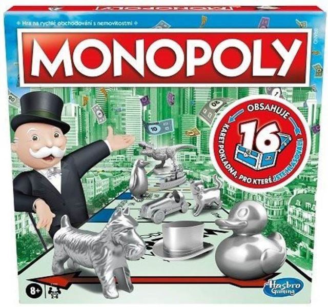 Monopoly Standard Nové figurky CZ , Hasbro C1009