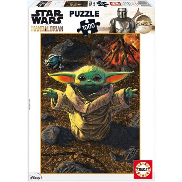 EDUCA 18892 Puzzle Star Wars Mandalorianské dítě,1000 dílků