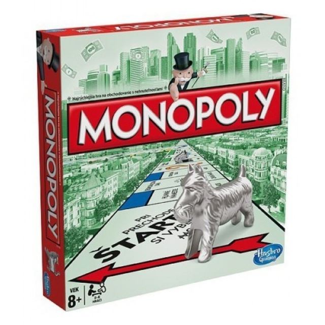 Monopoly Standard Nové figurky SLOVENSKÁ VERZE , Hasbro C1009