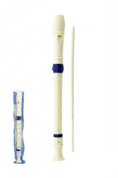 Flauta plast 33 cm s čistítkom v plastovom obale